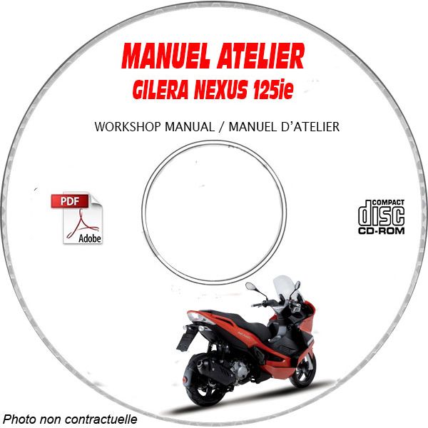Support CD-R -- BEVERLY 500-05 Manuel Atelier CDROM PIAGGIO FR Expédition 