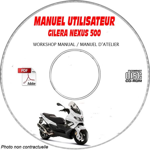 NEXUS 500 -07 Manuel Utilisateur CDROM GILERA FR