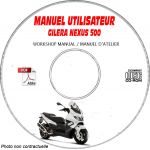 NEXUS 500 -07 Manuel Utilisateur CDROM GILERA FR