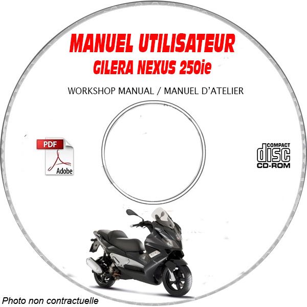 NEXUS 250 -07 Manuel utilisation CDROM GILERA FR