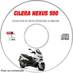 NEXUS 500 SP Catalogue Pièces CDROM GILERA Anglais