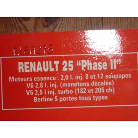 R25 Ph II Revue Technique Renault
