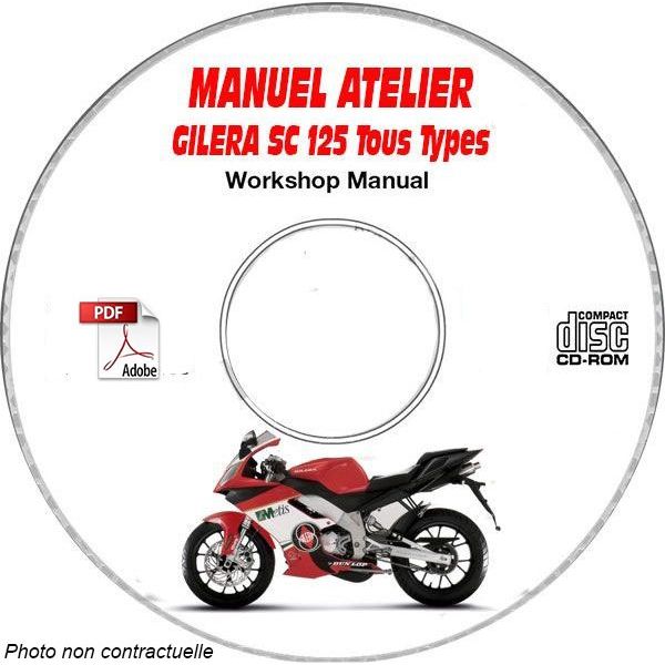 SC 125  Manuel Atelier CDROM GILERA FR