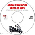 SILVERWING 600 06 -  Catalogue Pieces CDROM HONDA