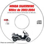SILVERWING 600 02-04 -  Catalogue Pieces CDROM HONDA