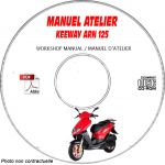 ARN 125 et 150 -06 Manuel Atelier CDROM KEEWAY Anglais