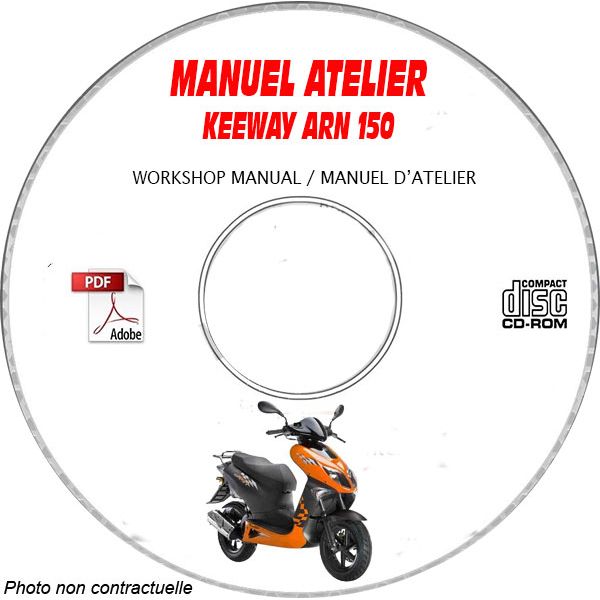 ARN 150  - Manuel Atelier CDROM KEEWAY Anglais