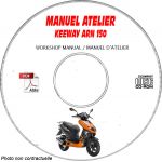 ARN 150  - Manuel Atelier CDROM KEEWAY Anglais