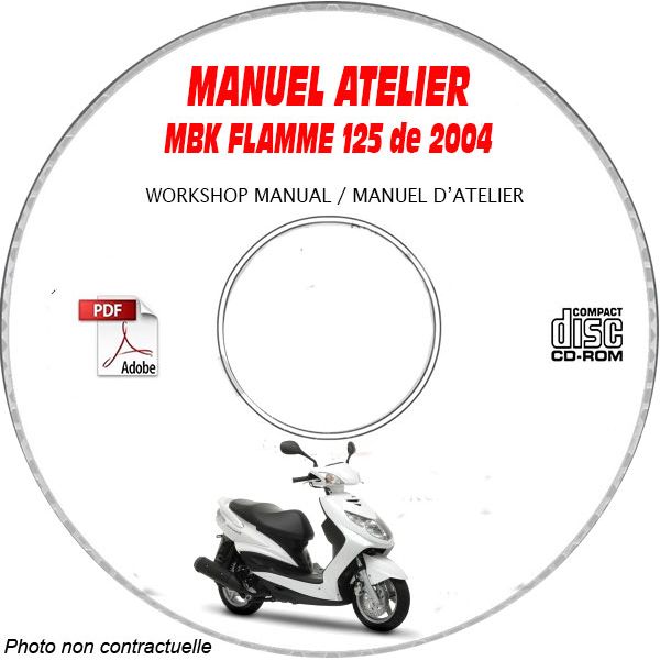 FLAMME 125 2004 Manuel Atelier CDROM MBK