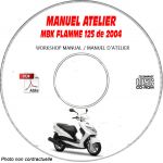 FLAMME 125 2004 Manuel Atelier CDROM MBK
