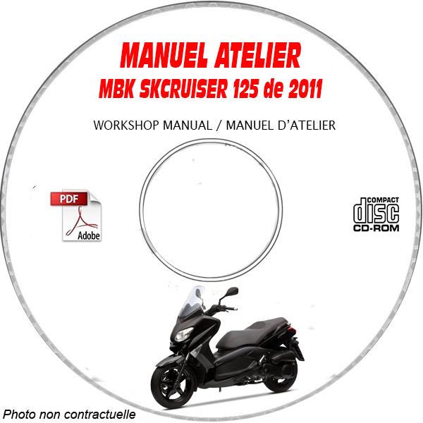 SKY CRUISER 125 2010 Manuel Atelier CDROM MBK