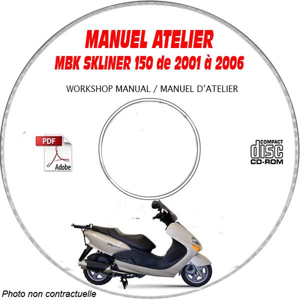 SKYLINER 125 01-06 Manuel Atelier CDROM MBK