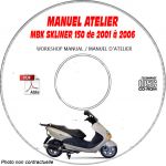 SKYLINER 125 01-06 Manuel Atelier CDROM MBK