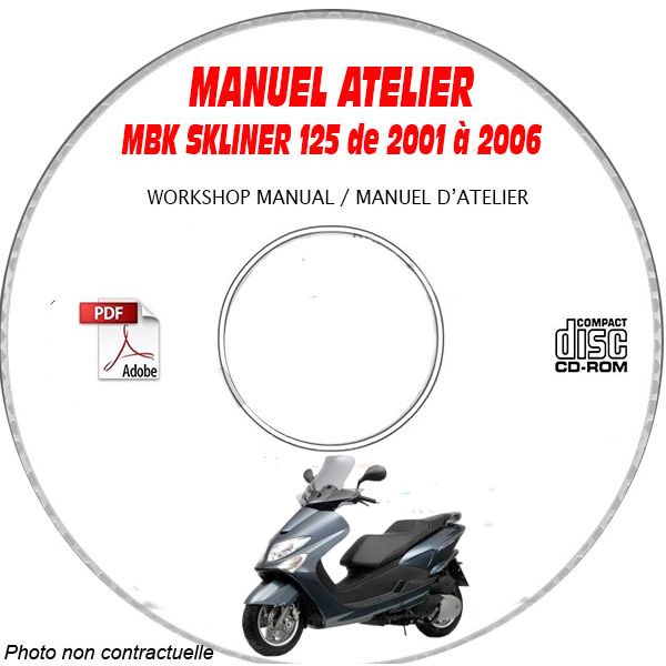 SKYLINER 125 06- Manuel Atelier CDROM MBK