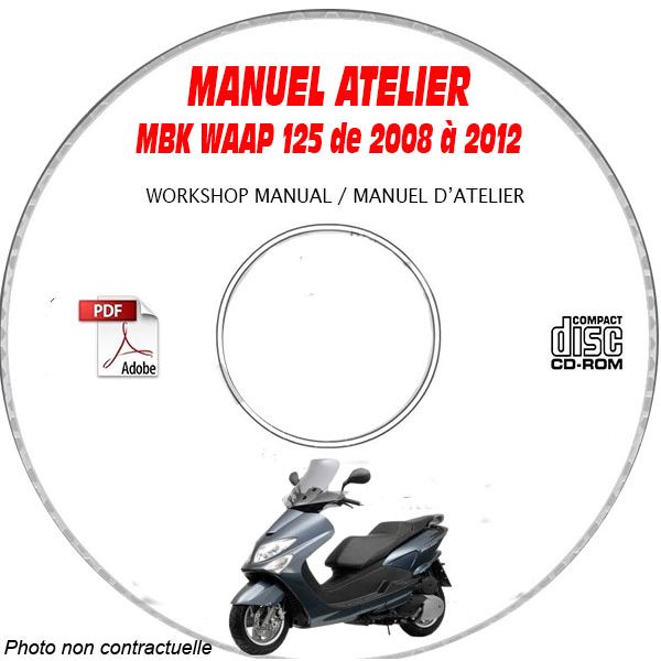 WAAP 125 2008 Manuel Atelier CDROM MBK