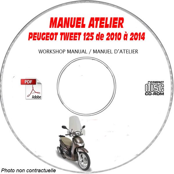 TWEET 125 10-14 - Manuel Atelier CDROM PEUGEOT