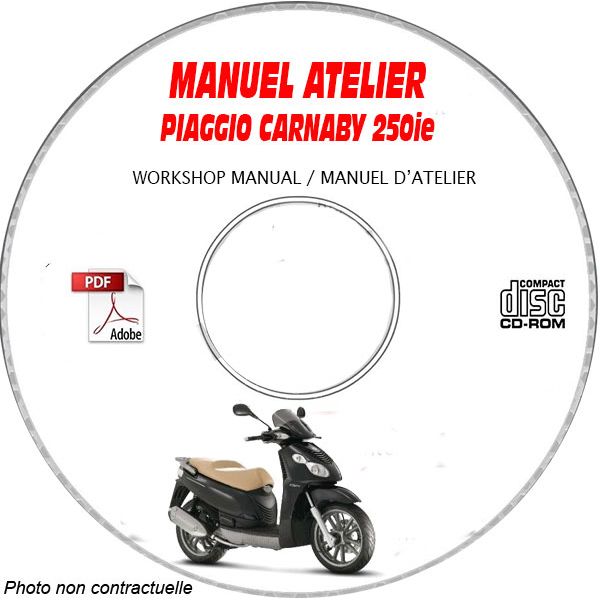 CARNABY 250ie -07 Manuel Utilisateur CDROM PIAGGIO FR