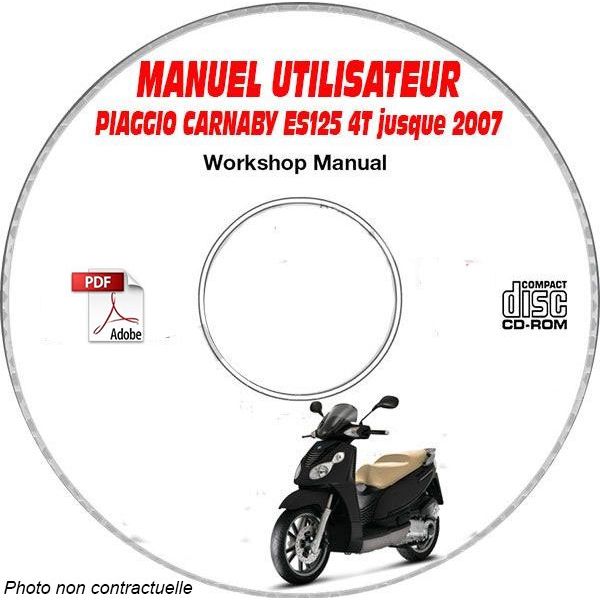 CARNABY es 125 -07 Manuel Utilisateur CDROM PIAGGIO FR