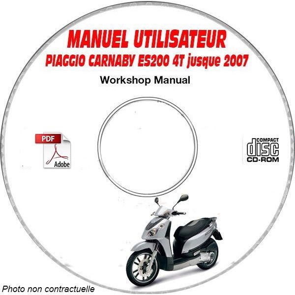 CARNABY es 200 -07 Manuel Utilisateur CDROM PIAGGIO FR