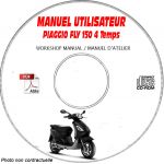 FLY 150 4 temps -07 Manuel Utilisateur CDROM PIAGGIO FR