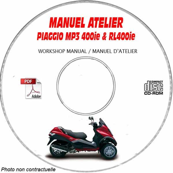 MANUEL D'ATELIER MP3 400ie + 400ie RL