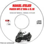 MP3 LT 500ie SPORT Business Manuel Atelier CDROM PIAGGIO Revue technique