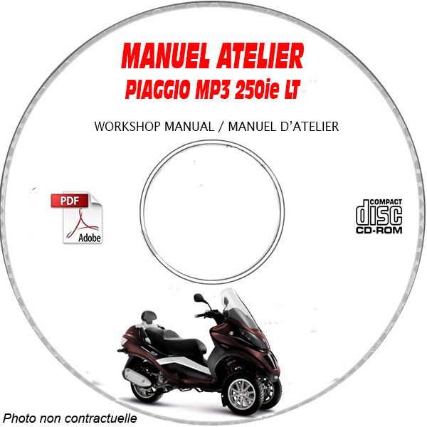 MANUEL D'ATELIER MP3 LT 250ie