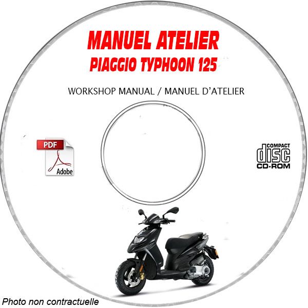 TYPHOON 125 10 Manuel Atelier PIAGGIO CDROM Revue technique