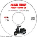 TYPHOON 125 10 Manuel Atelier PIAGGIO CDROM Revue technique