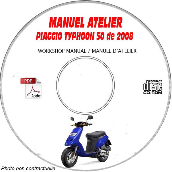 TYPHOON 50 08 Manuel Atelier PIAGGIO CDROM FR