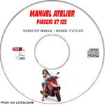 X7 EVO 125ie -08 Manuel Atelier PIAGGIO CDROM FR