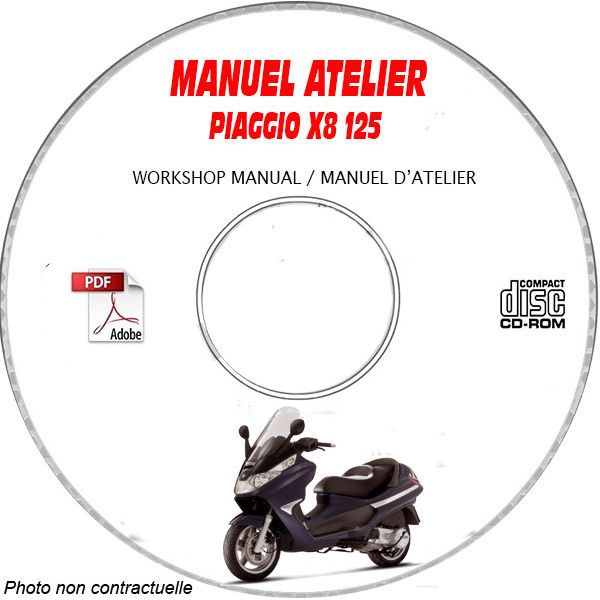 X8 125 -07 Manuel Utilisateur PIAGGIO CDROM FR