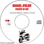 X8 200 Manuel Atelier CDROM PIAGGIO FR