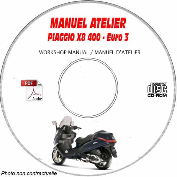 X8 400ie -07 Manuel Utilisateur PIAGGIO CDROM FR