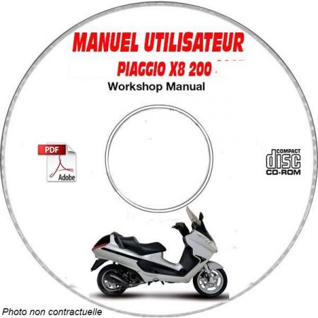 X8 200 -07 Manuel Utilisateur PIAGGIO CDROM FR