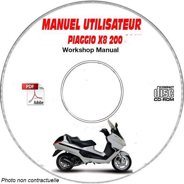 X8 200 -07 Manuel Utilisateur PIAGGIO CDROM FR