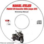 X10 EXECUTIVE 500ie ABS -13 Manuel Utilisateur PIAGGIO CDROM Anglais