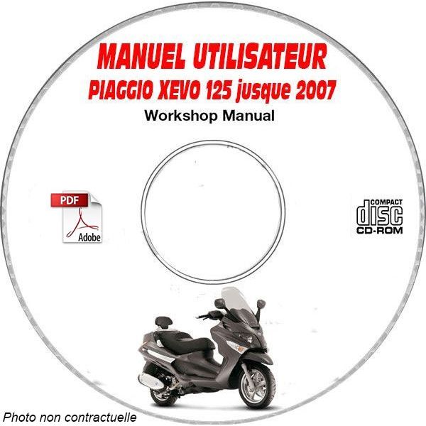 XEVO 125 -07 Manuel Utilisateur PIAGGIO CDROM FR