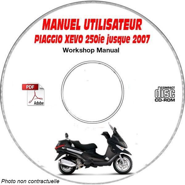 XEVO 250ie -07 Manuel Utilisateur PIAGGIO CDROM FR