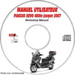 XEVO 400ie -07 Manuel Utilisateur PIAGGIO CDROM FR