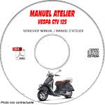 GTV 125 -07 Manuel Atelier CDROM VESPA FR
