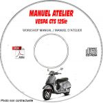 GTS Super 125 i.e. 2013  Manuel Atelier CDROM PIAGGIO FR