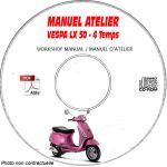 LX 50 4 Temps -08 Manuel Atelier CDROM VESPA FR