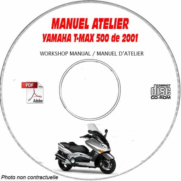 MANUEL D'ATELIER T-MAX 500 2001