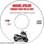 MANUEL D'ATELIER T-MAX 500 2001