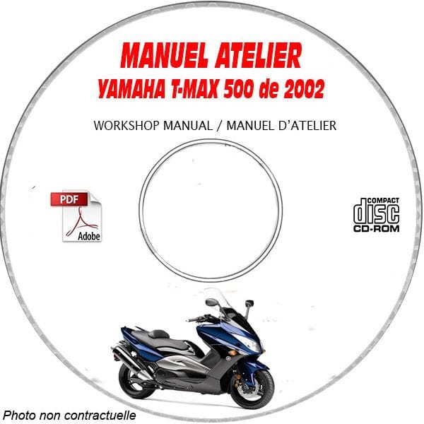 T-MAX 500 02 Manuel Atelier CDROM YAMAHA FR