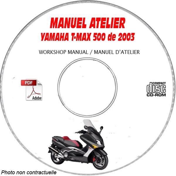 MANUEL D'ATELIER T-MAX 500 2003