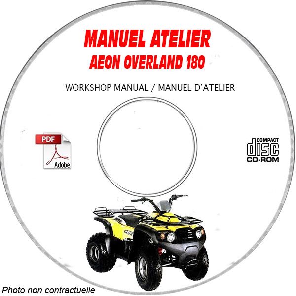 OVERLAND 180 Manuel Atelier CDROM AEON Anglais