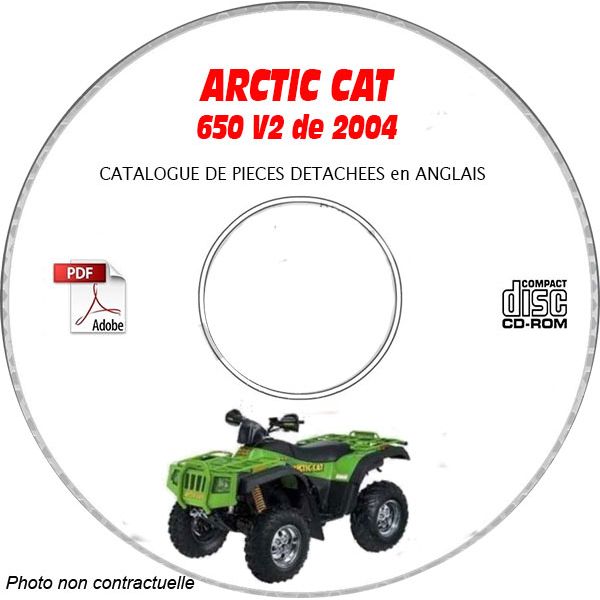 650 V2 04 -  Manuel Pieces CDROM ARCTIC-CAT Anglais