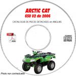 650 V2 06 -  Manuel Pieces CDROM ARCTIC-CAT Anglais